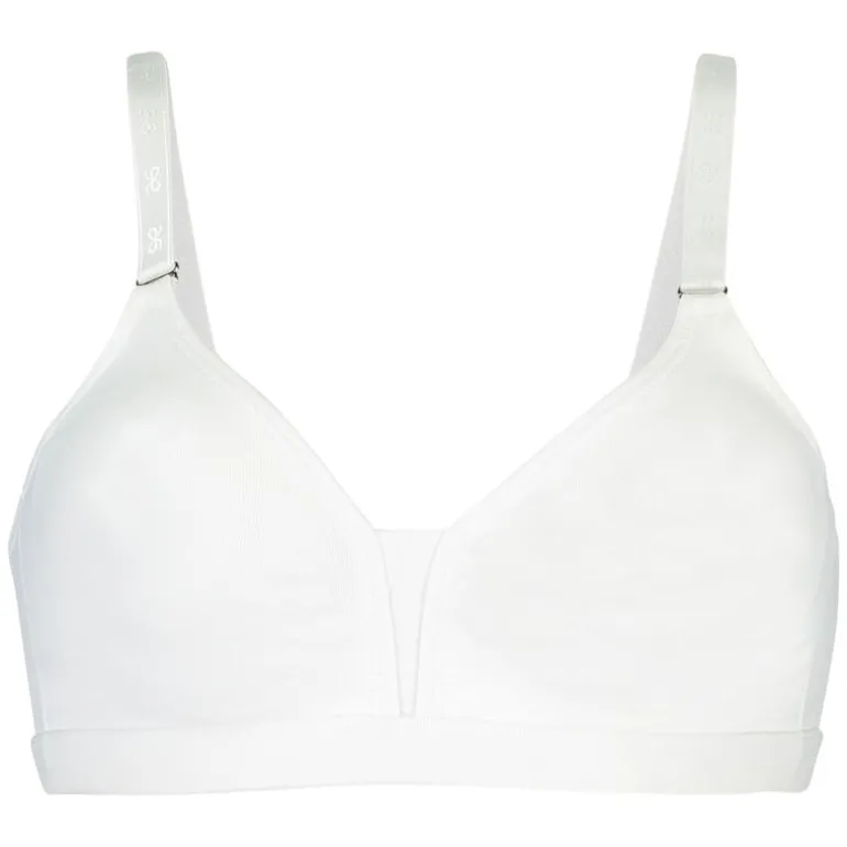 Non-Padded Non-Underwired Bra - White