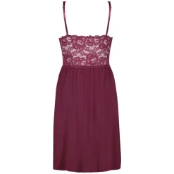 Nora Lace Slip Dress - Purple