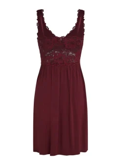 Nora Lace Slip Dress - Purple