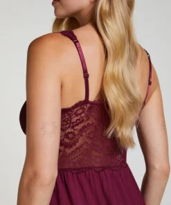 Nova Jersey Slip Dress - Purple