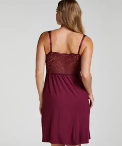 Nova Jersey Slip Dress - Purple