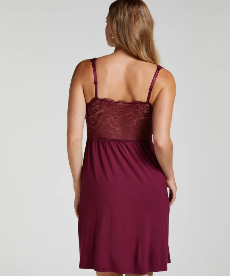Nova Jersey Slip Dress - Purple