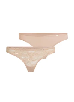 2-pack Angie Thongs - Beige