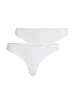 2-pack Angie Thongs - White
