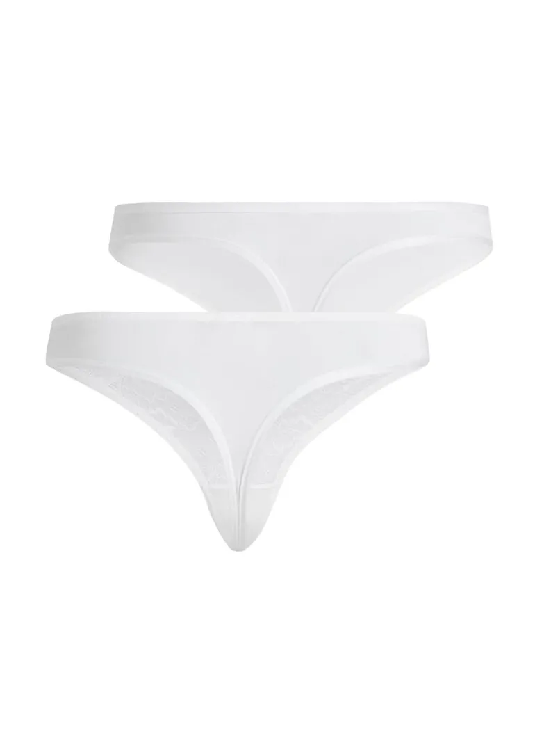 2-pack Angie Thongs - White