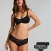 2-pack of Angie Brazilian knickers - Black