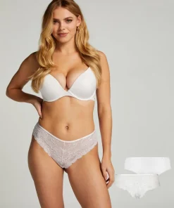 2-pack of Angie Brazilian knickers - White