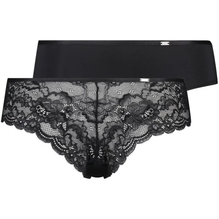 2-pack of Angie Brazilian knickers - Black