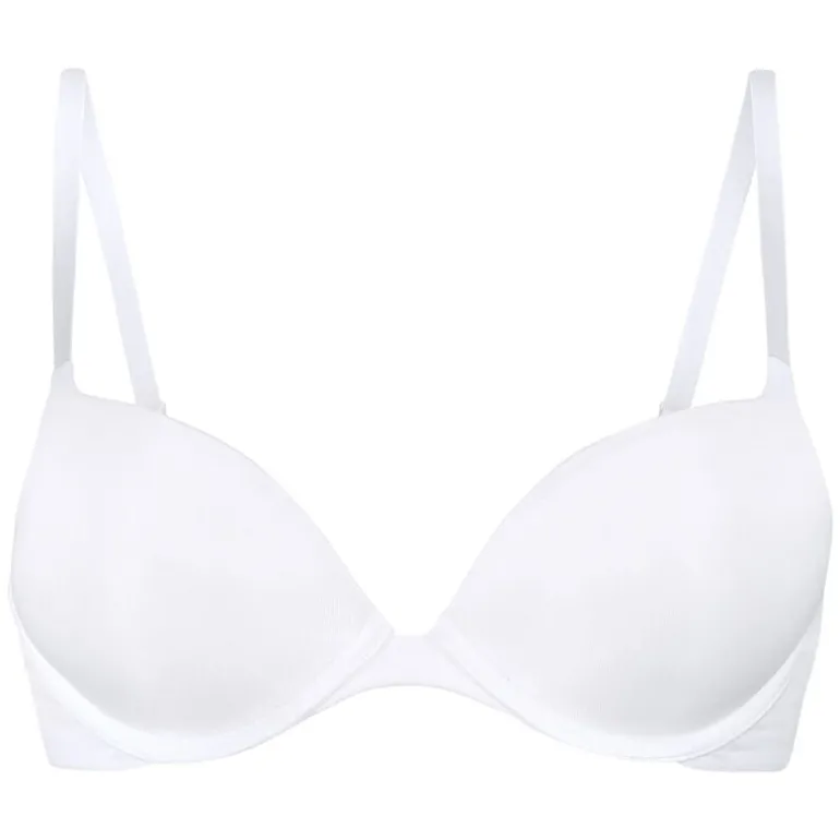 Padded Underwired Maximizer Bra Plunge - White