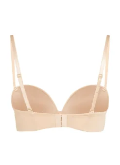 Padded Underwired Strapless Maximizer Bra - Beige