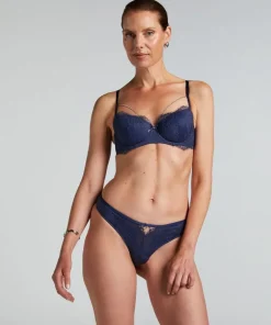 Pearlene Thong - Blue