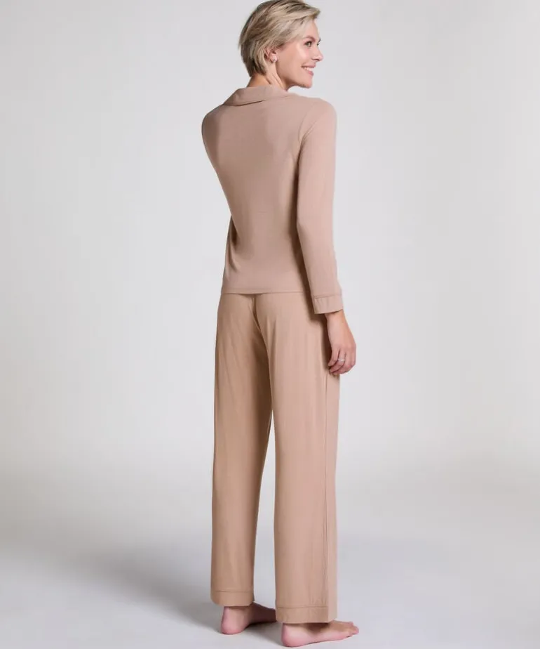 Petite Pant Rib Essential - Beige
