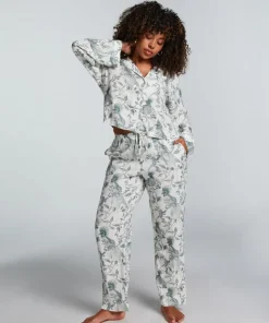 Petite Pyjama Bottoms - White