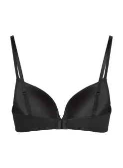 Plunge Padded Underwired Bra - Black