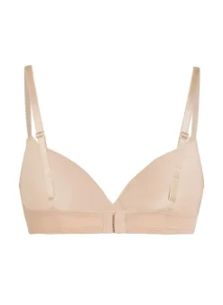 Plunge Padded Underwired Bra - Beige