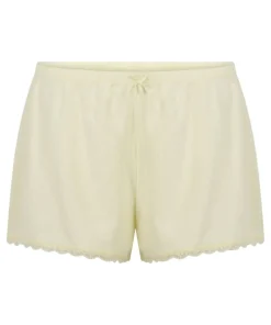 Pointelle Shorts - Yellow