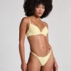 Pointelle Thong - Yellow