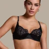 Poppy Padded Underwired Bra - Black