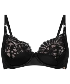 Poppy Padded Underwired Bra - Black