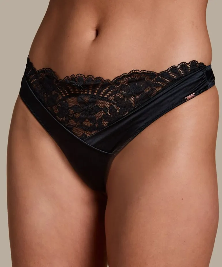 Poppy thong - Black