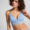 Posie Triangle Bralette - Blue