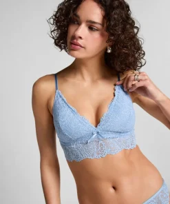 Posie Triangle Bralette - Blue
