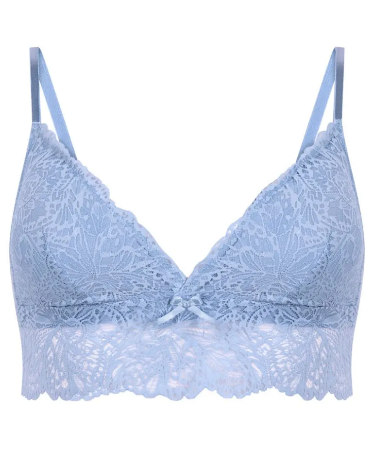 Posie Triangle Bralette - Blue