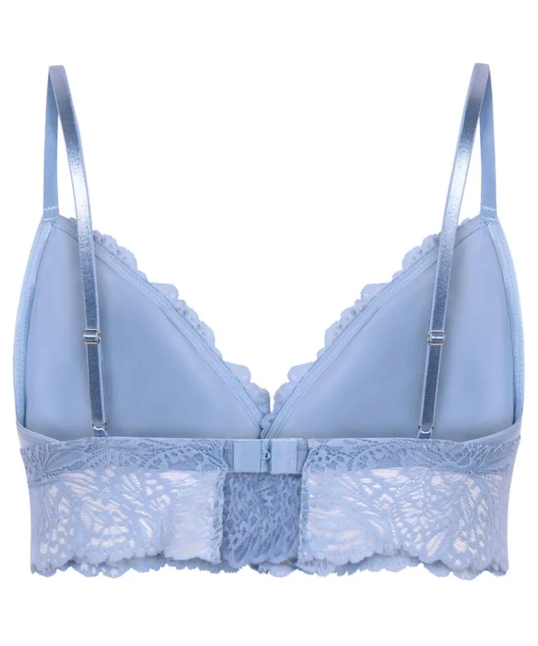 Posie Triangle Bralette - Blue