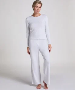 Pyjama top Pointelle - Gray
