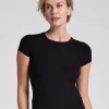 Pyjama Top Rib Essential - Black