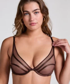 Rianne Non-Padded Underwired Bra - Brown