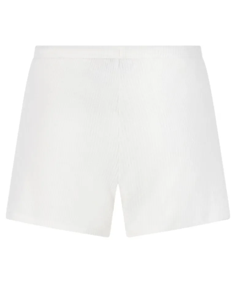 Rib Shorts - White