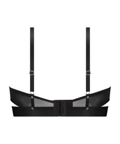 Sable Non-Padded Longline Underwired Bra - Black