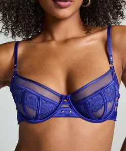 Sable Non-Padded Underwired Bra - Blue