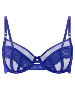 Sable Non-Padded Underwired Bra - Blue