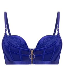 Sable Padded Underwired Push-up Bra - Blue