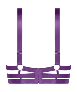 Sadie Non-Padded Longline Underwired Bra - Purple