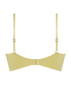 Sali Padded Underwired Longline Bra - Yellow