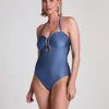 Sardinia Bandeau Bathinsuit - Blue