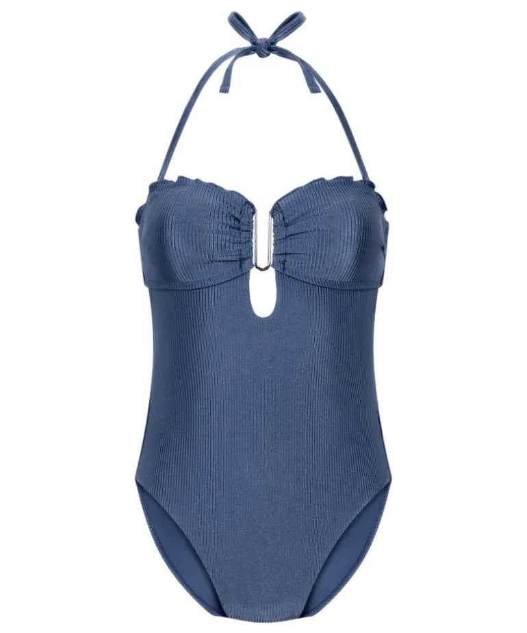 Sardinia Bandeau Bathinsuit - Blue