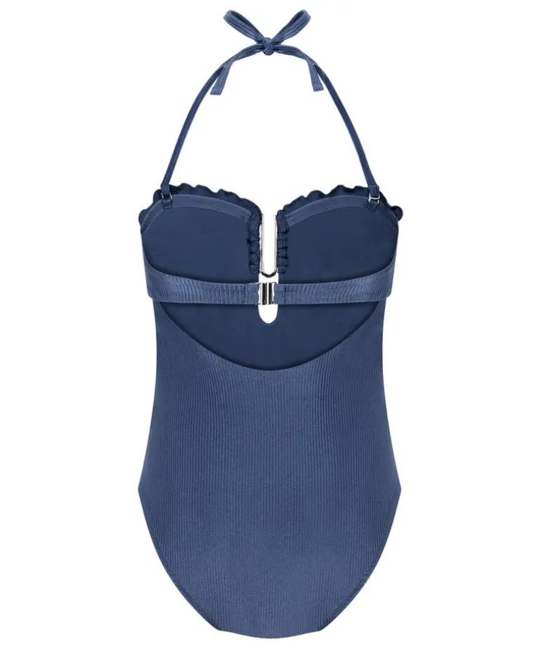 Sardinia Bandeau Bathinsuit - Blue