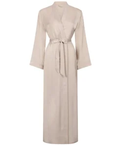 Satin Kimono - Beige