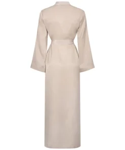 Satin Kimono - Beige