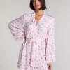 Satin Kimono - Pink