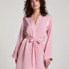 Satin Kimono - Pink