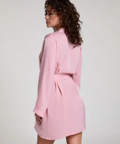 Satin Kimono - Pink