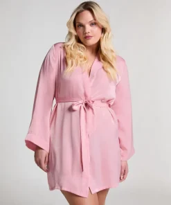 Satin Kimono - Pink