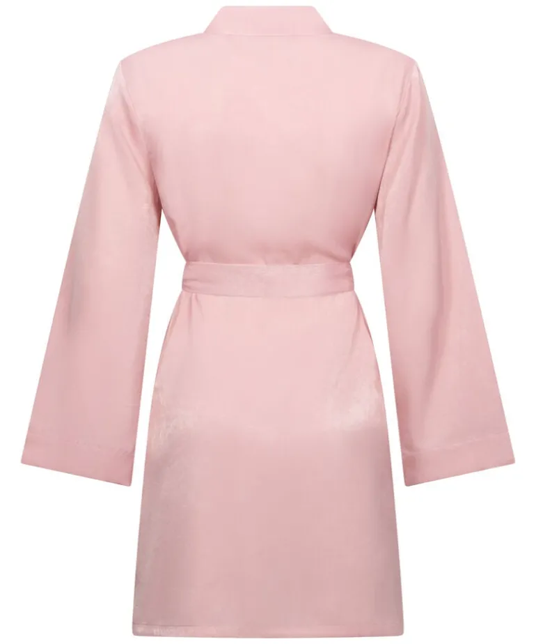 Satin Kimono - Pink