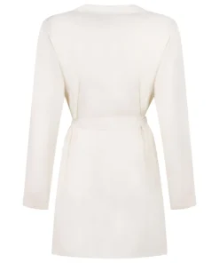 Satin Kimono - White