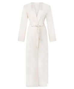 Satin Kimono - White